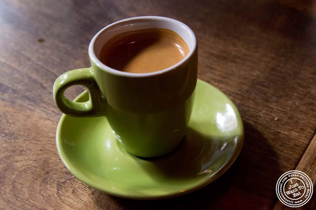 image of espresso at El Cocotero in NYC, New York 