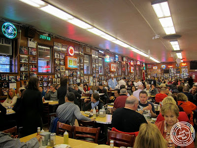 image of dining room at Katz's Deli in NYC, New York