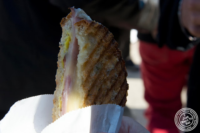 image of Ham and cheese from Milk Truck Grilled Cheese at Smorgasburg in Brooklyn, NY