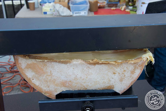 image of raclette cheese from Cheese Pops at Smorgasburg in Brooklyn, NY