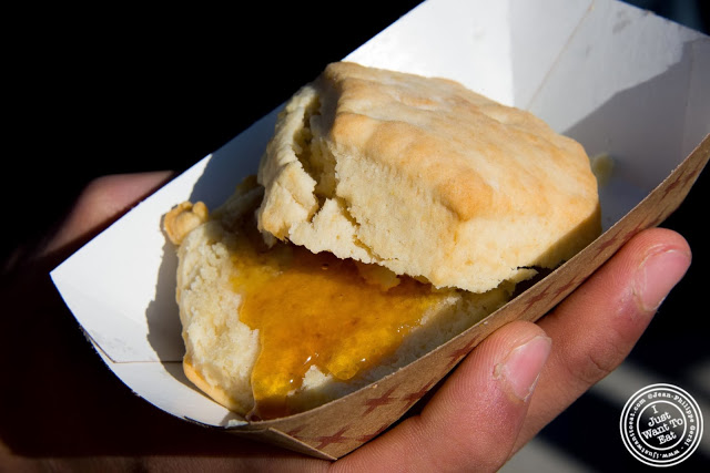 image of Biscuit from Beehive oven at Smorgasburg in Brooklyn, NY