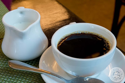image of coffee at Maison French Brasserie, NYC, New York