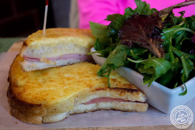 image of Croque monsieur at Maison French Brasserie, NYC, New York
