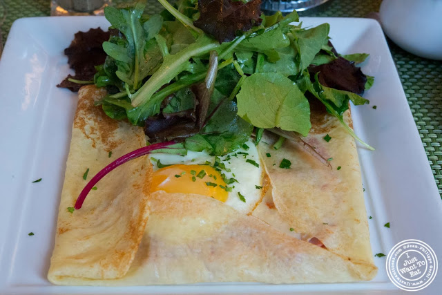 image of Ham and cheese crepe at Maison French Brasserie, NYC, New York