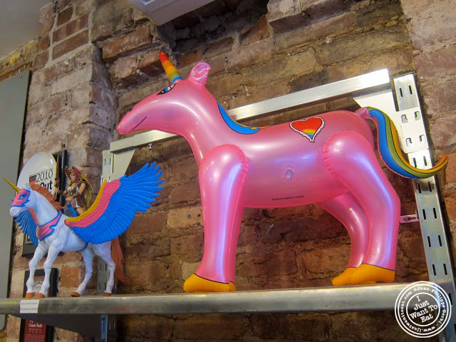 image of unicorn at The Big Gay Ice Cream Shop in the East Village, NYC, New York
