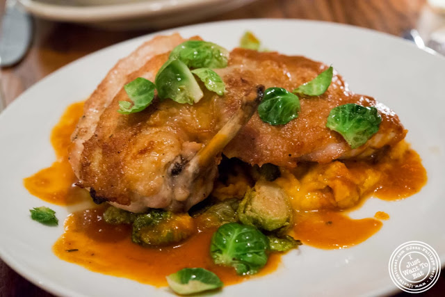 image of roasted chicken at Hunter's in Brooklyn, New York