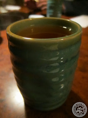 image of Green tea at East Japanese Restaurant in NYC, New York
