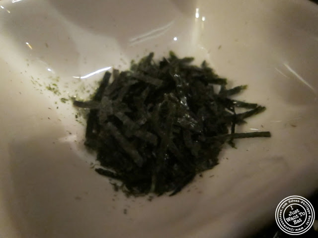 image of nori seaweed at East Japanese Restaurant in NYC, New York