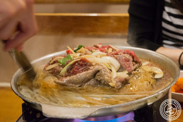 image of Bulgogi BBQ at Kunjip Korean restaurant  in NYC, New York