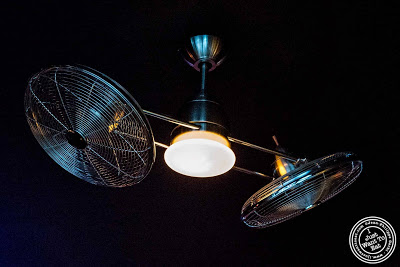 image of rotating fan at Glow Thai restaurant and lounge in Bay Ridge Brooklyn, New York