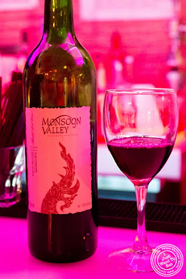 image of Monsoon Valley wine at Glow Thai restaurant and lounge in Bay Ridge Brooklyn, New York