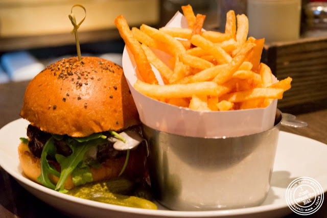 image of Frenchie burger at DBGB in NYC, New York 