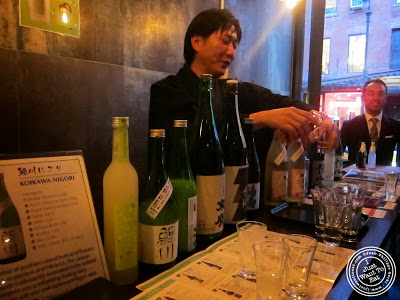 image of sake at SakaMai in NYC, New York