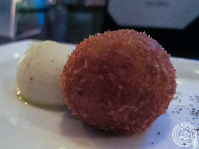 image of lobster croquette at SakaMai in NYC, New York