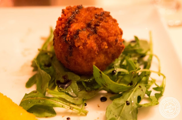 image of tuna and ricotta croquette at Giano Italian restaurant in the East Village - NYC, New York