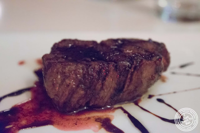 image of filet mignon at Giano Italian restaurant in the East Village - NYC, New York