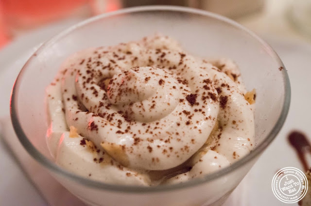 image of cappuccino dessert at Giano Italian restaurant in the East Village - NYC, New York
