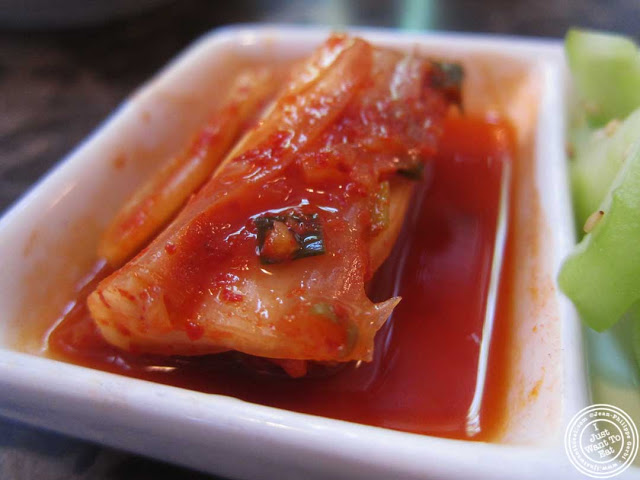 image of kimchi at Bann Korean restaurant in NYC, New York