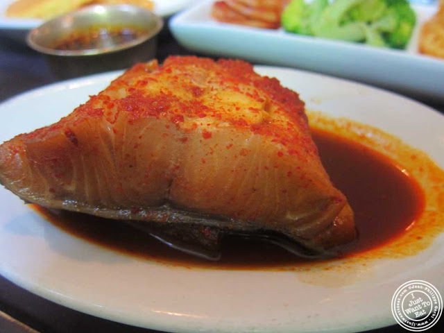 image of black cod at Bann Korean restaurant in NYC, New York
