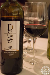 image of Montepulciano red wine at Incognito Bistro in NYC, New York