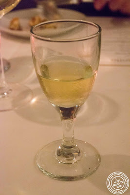 image of moscato wine at Incognito Bistro in NYC, New York
