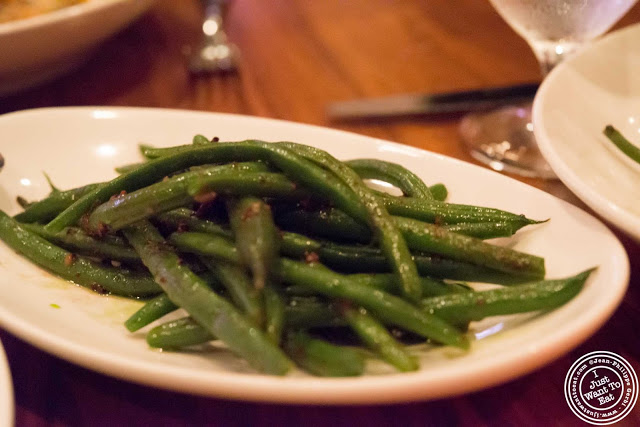 image of green beans at Tom Colicchio Craftbar in NYC, New York
