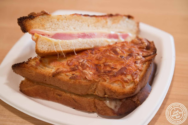 image of croque monsieur at Francois Payard Bakery in NYC, New York