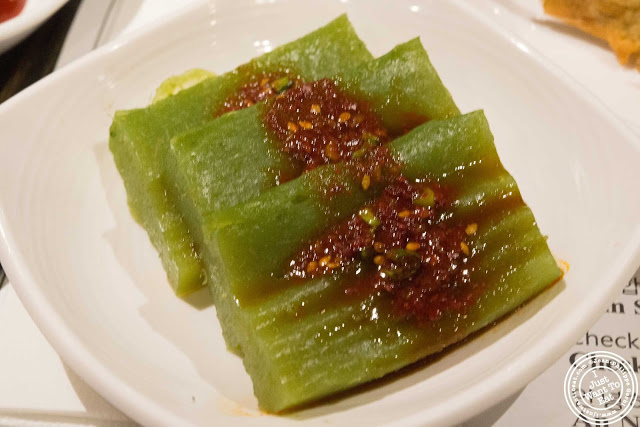 image of veggie gelatin at BCD Tofu House in Korea Town NYC, New York