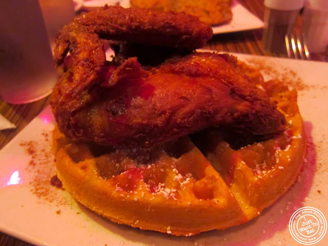 image of Chicken and waffle at The Pink Tea Cup in NYC, New York