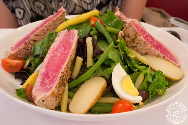 image of salade nicoise at Jacques Brasserie , NYC, New York