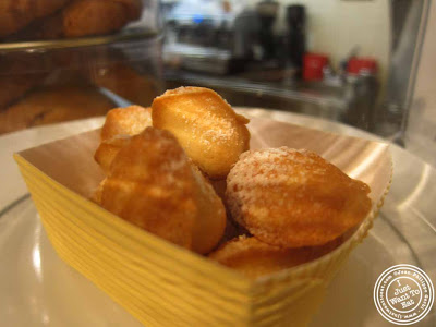 image of madeleines at Dominique Ansel Bakery in NYC, New York