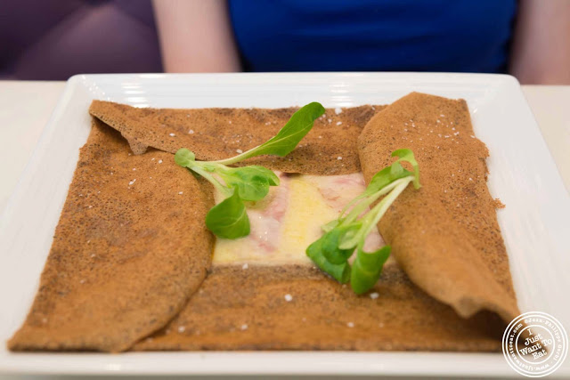 Image of Ham and cheese crepe at Sugar and Plumm in NYC, New York