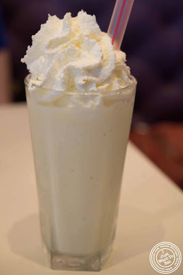 Image of vanilla milkshake at Sugar and Plumm in NYC, New York