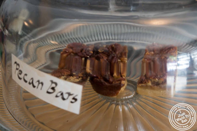 Image of Pecan bars at Little Fox Cafe in Chinatown, NYC, New York