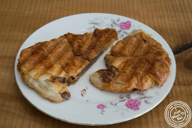Image of nutella croissant at Little Fox Cafe in Chinatown, NYC, New York