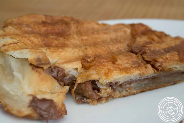 image of nutella croissant at Little Fox Cafe in Chinatown, NYC, New York