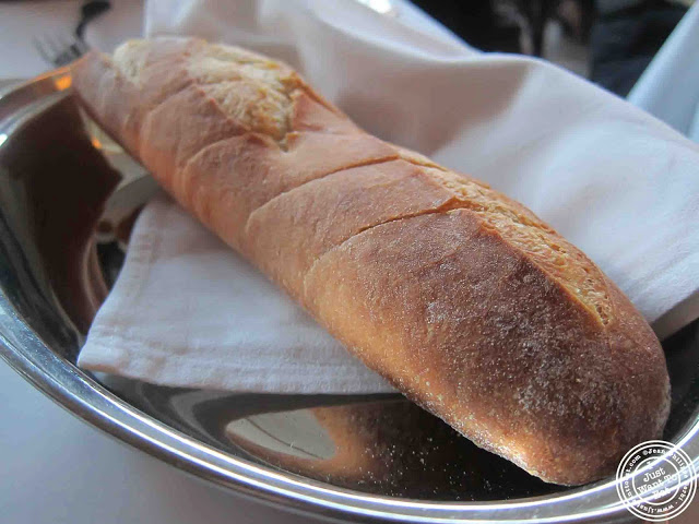 Image of bread at Lemeac French bistro in Montreal, Canada