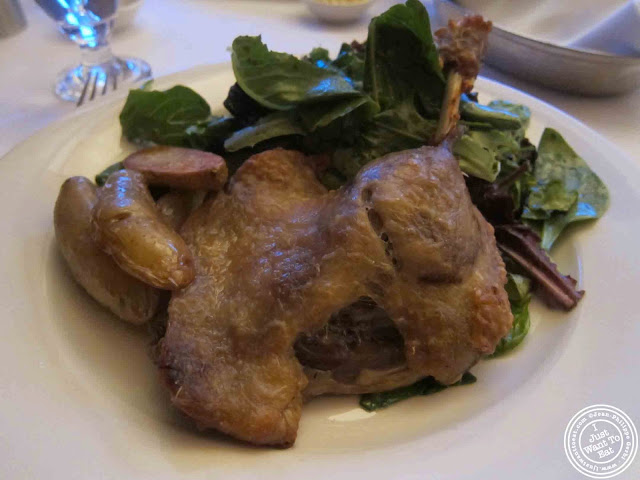 Image of Duck confit at Lemeac French bistro in Montreal, Canada