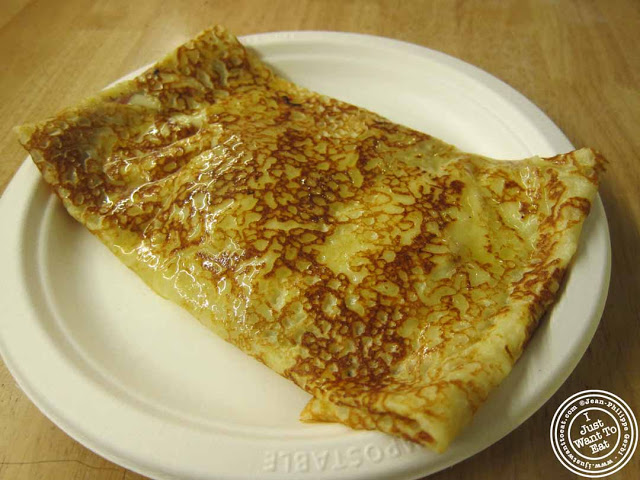 Image of Ham and cheese crepe at Cafe Jolie in Hell's Kitchen, NYC, New York