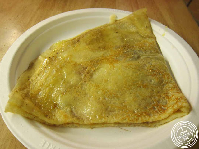 Image of Butter and sugar crepe at Cafe Jolie in Hell's Kitchen, NYC, New York
