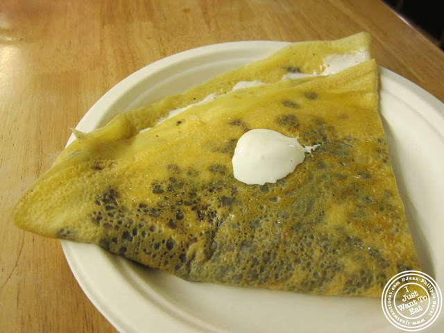Image of S'mores crepe at Cafe Jolie in Hell's Kitchen, NYC, New York