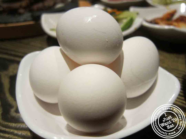 Image of eggs for Soon Tofu soup at BCD Tofu House in Korea Town NYC, New York