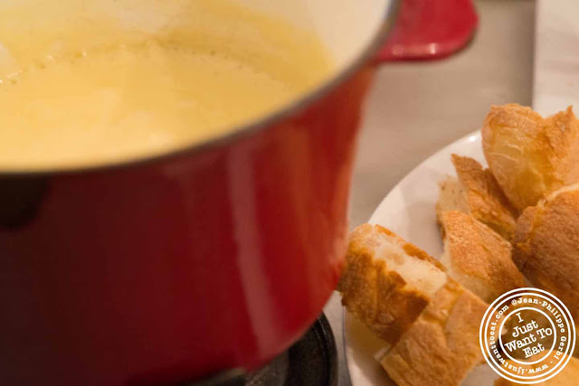 Image of Cheese fondue at the Vintner Wine Market in NYC, New York - Hell's Kitchen
