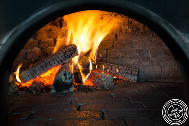 Image of Brick oven at Numero 28 pizzeria in NYC, New York