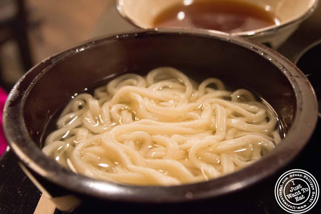 Image of Noodles at Omen Japanese restaurant in Soho NYC, New York