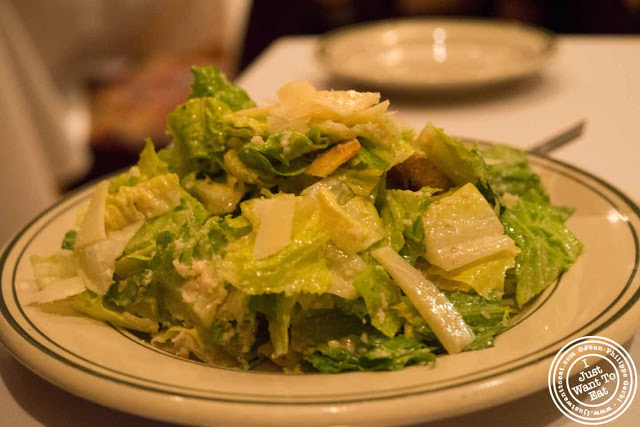 Image of Caesar salad at Ben and Jack's steakhouse in Murray Hill NYC, New York
