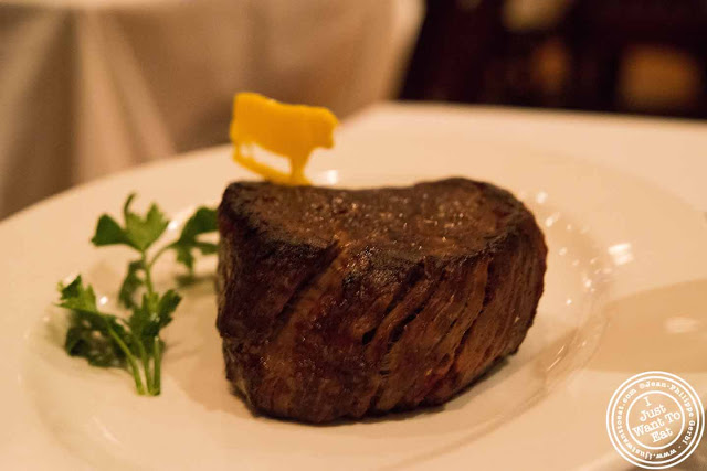 Image of Filet mignon at Ben and Jack's steakhouse in Murray Hill NYC, New York