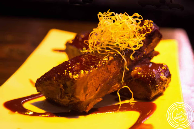 Image of Chocolate ribs at Ember Room from Chef Kittichai in NYC, New York