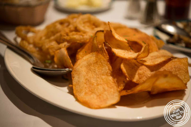 Image of Onion rings and cottage fries at Empire Steakhouse in NYC, New York