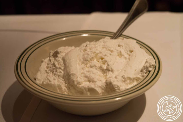 Image of Whipped cream at Empire Steakhouse in NYC, New York